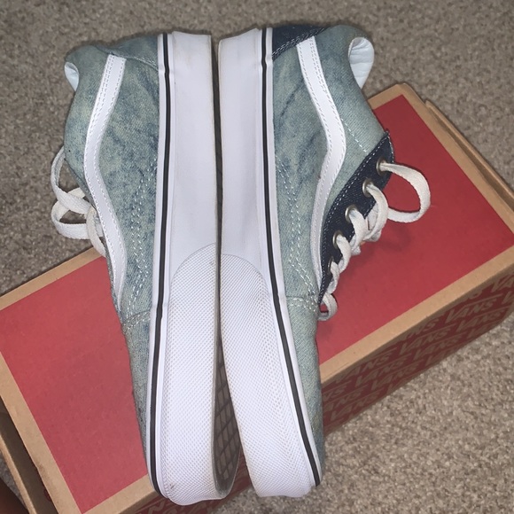 Acid Denim Old Skool Vans - Picture 6 of 7